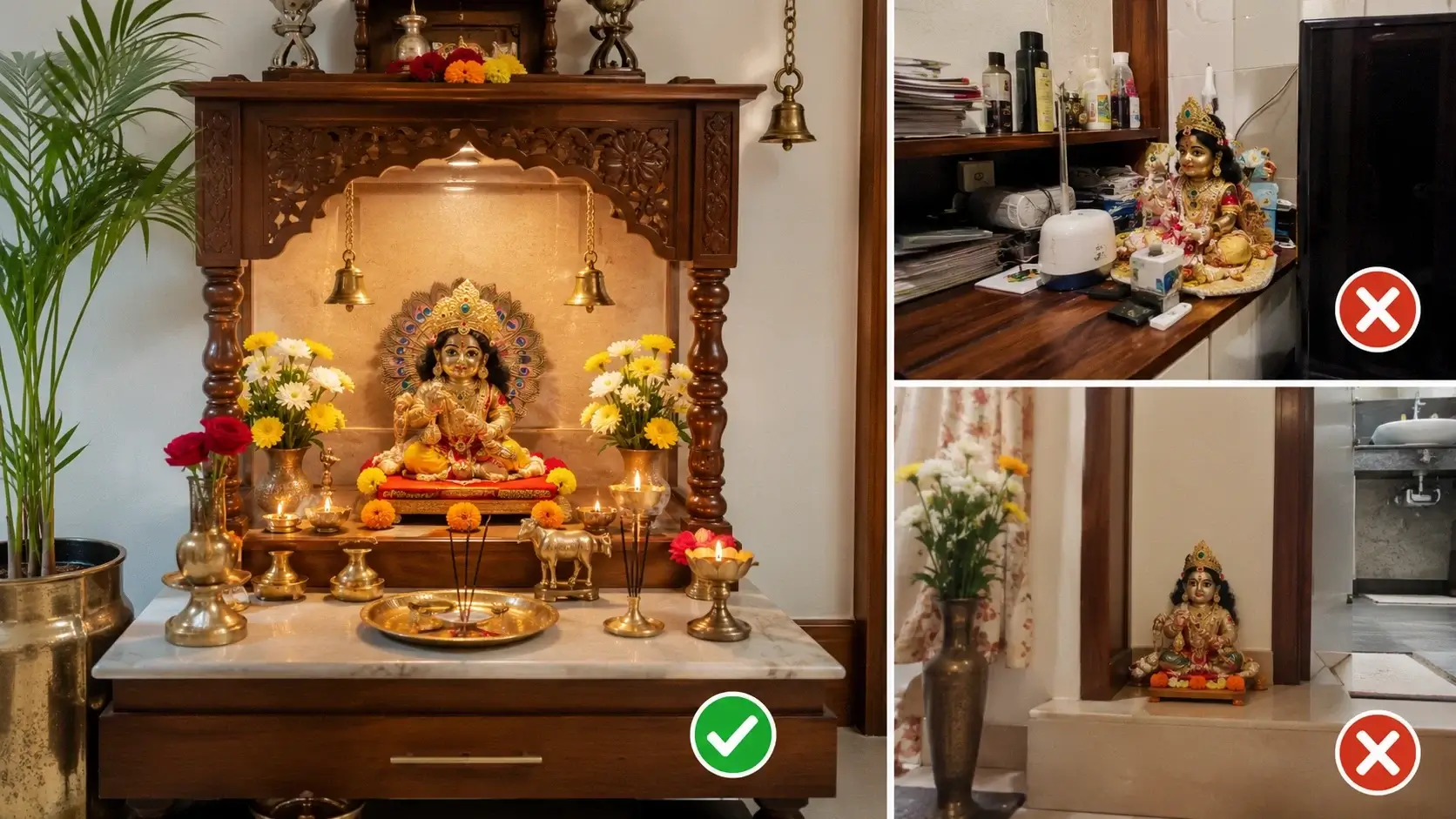 Common Laddu Gopal Vastu mistakes at home